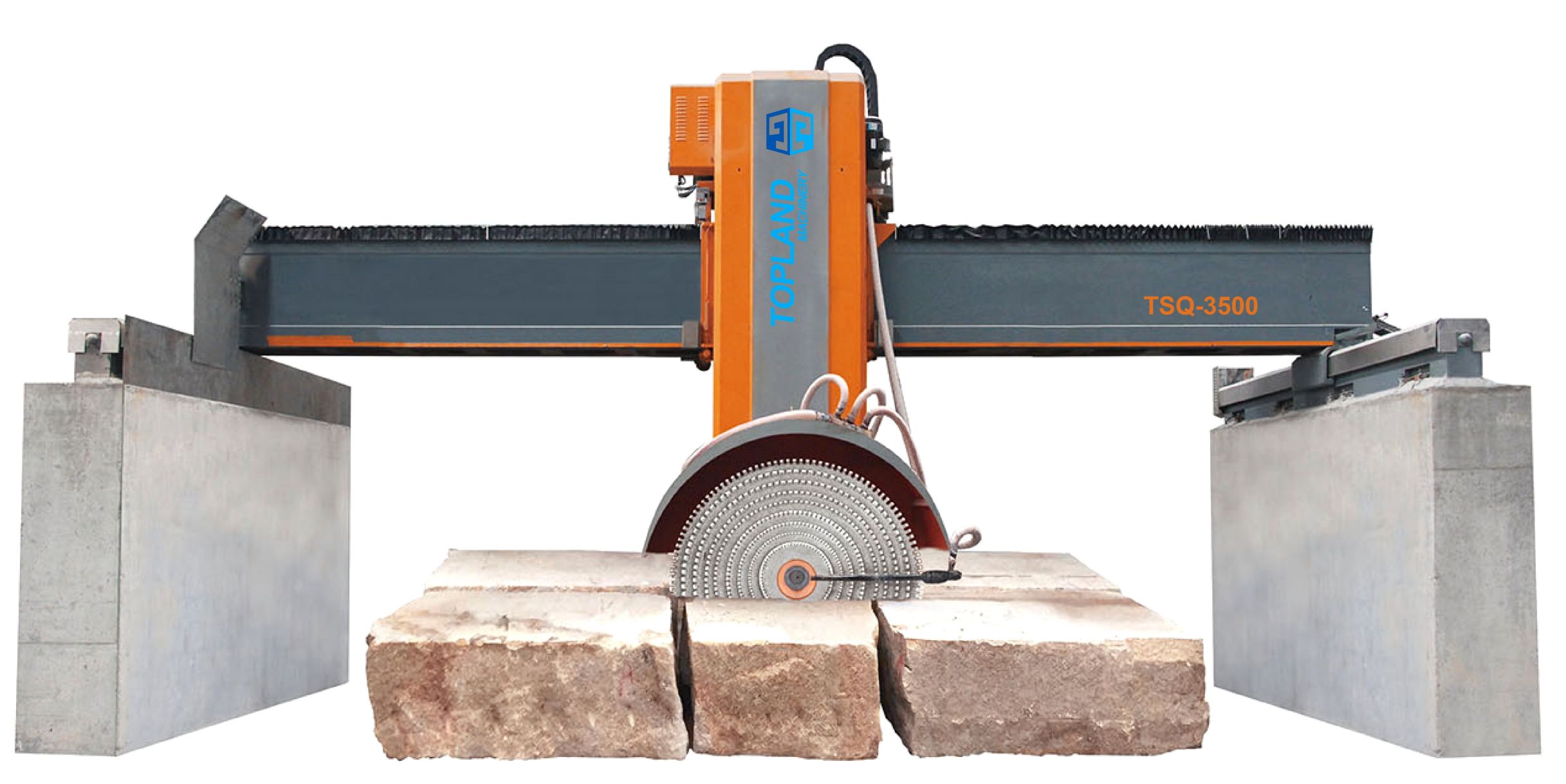 TSQ-3300/3500 Multi-blade Hydraulic Stone Block Cutter(Servo)