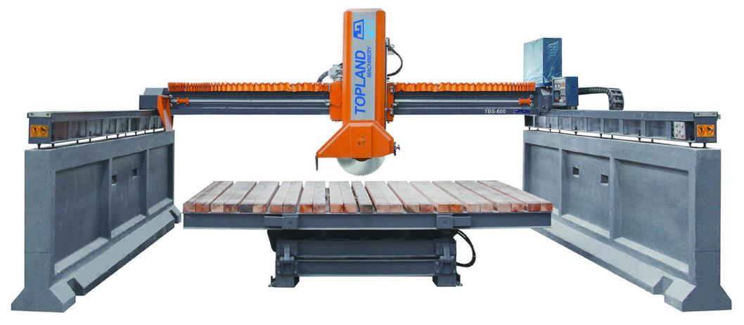 TBS-400 / 600 / 700 / 800 Infrared Bridge Saw | Stone Edge Cutter (Laser Positioning)